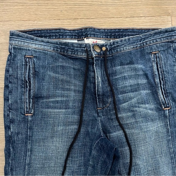 Marni Current Elliot The Drawstring Pinocchio Pants Cropped Jeans - Picture 5 of 11